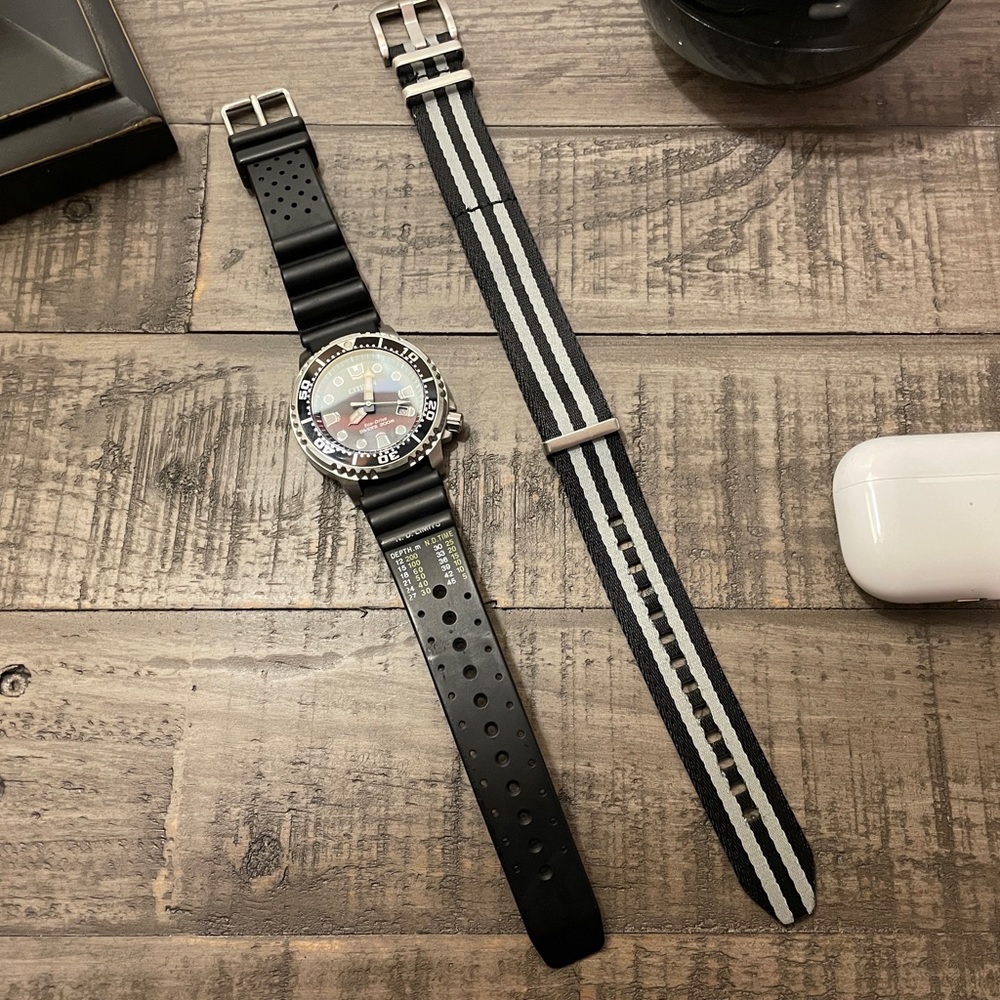 Citizen Promaster Dive Eco-Driver includes NATO Band